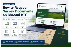 Request Survey Documents on Bhoomi RTC