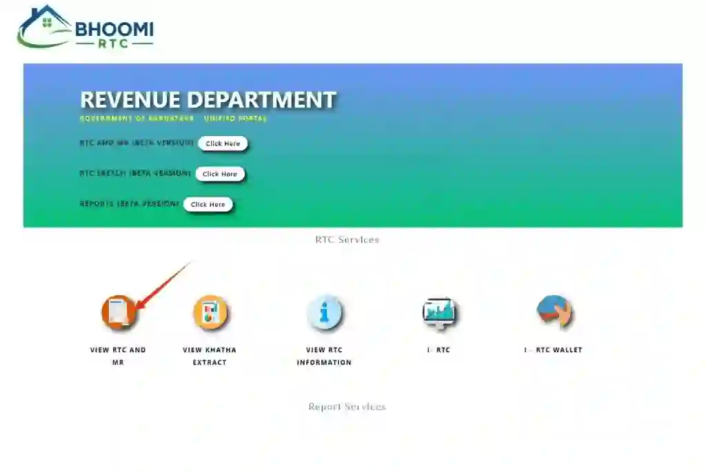 how to check Bhoomi RTC online